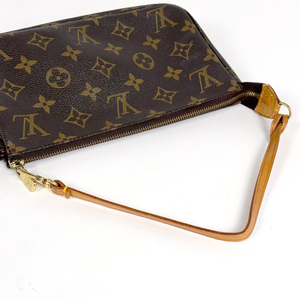 LOUIS VUITTON Brown Monogram Pochette Pouch - Picture 7 of 8